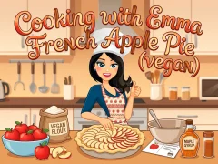 Cooking with Emma French Apple Pie vegan — безкоштовна онлайн гра