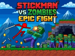 Stickman vs Zombies: Epic Fight — безкоштовна онлайн гра