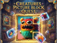 Creatures Picture Block Quest — безкоштовна онлайн гра