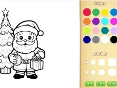 Christmas Coloring Book For Kids — безкоштовна онлайн гра