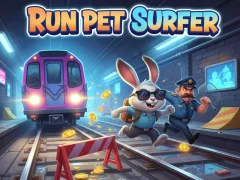 Run Pet Surfer — безкоштовна онлайн гра