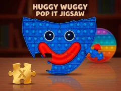 Huggy Wuggy Pop It Jigsaw — безкоштовна онлайн гра