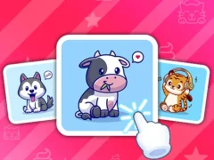 Cute Animal Cards — безкоштовна онлайн гра