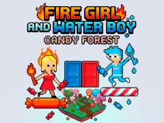 Fire Girl and Water Boy Candy Forest — безкоштовна онлайн гра