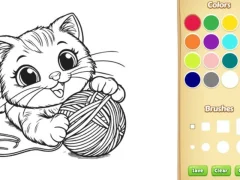 Cat Coloring Book — безкоштовна онлайн гра
