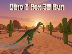 Dino T Rex 3D Run — безкоштовна онлайн гра