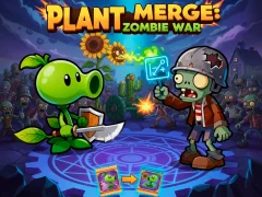 Plant Merge: Zombie War — безкоштовна онлайн гра