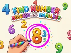 Find Number Biggest and Smallest — безкоштовна онлайн гра