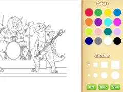 Dinosaur Coloring Book For Kids — безкоштовна онлайн гра