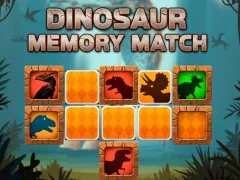 Dinosaur Memory Match — безкоштовна онлайн гра