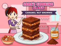 Sara`s Cooking Class Caramel Nut Brownie — безкоштовна онлайн гра