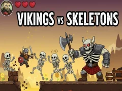 Vikings Vs Skeletons — безкоштовна онлайн гра