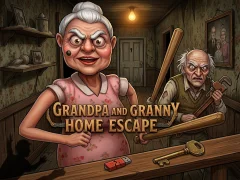 Grandpa And Granny Home Escape — безкоштовна онлайн гра