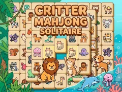 Critter Mahjong Solitaire — безкоштовна онлайн гра