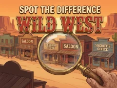 Spot The Difference Wild West — безкоштовна онлайн гра