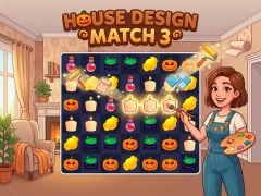 House Design Match 3 — безкоштовна онлайн гра
