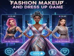 Fashion Makeup And Dress Up Game — безкоштовна онлайн гра