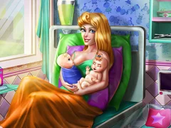 Sleepy Princess Twins Birth — безкоштовна онлайн гра