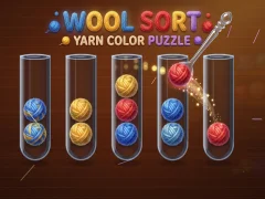 Wool Sort Yarn Color Puzzle — безкоштовна онлайн гра