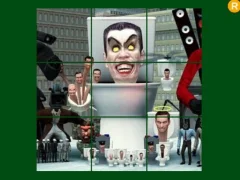 Skibidi Toilet Sliding Puzzle — безкоштовна онлайн гра