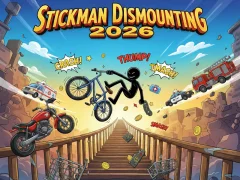 Stickman Dismounting 2026 — безкоштовна онлайн гра