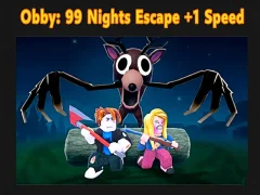 Obby: 99 Nights Escape +1 Speed — безкоштовна онлайн гра