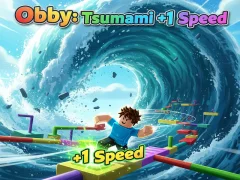 Obby: Tsunami +1 speed — безкоштовна онлайн гра
