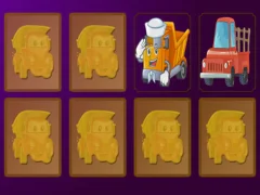 Cartoon Trucks Memory — безкоштовна онлайн гра