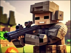 Pixel Village Battle 3D.io — безкоштовна онлайн гра