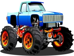 Monster Truck Puzzle — безкоштовна онлайн гра