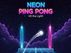 Neon Ping Pong — безкоштовна онлайн гра
