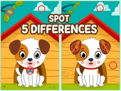Spot 5 Differences — безкоштовна онлайн гра