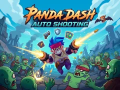 Panda Dash Auto Shooting — безкоштовна онлайн гра