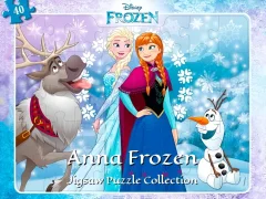 Anna Frozen Jigsaw Puzzle Collection — безкоштовна онлайн гра