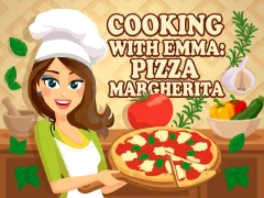Cooking with Emma Pizza Margherita — безкоштовна онлайн гра