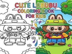 Cute Labubu Coloring Book for Kids — безкоштовна онлайн гра