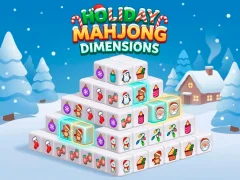 Holiday Mahjong Dimensions — безкоштовна онлайн гра