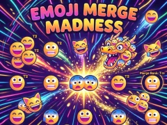 Emoji Merge Madness — безкоштовна онлайн гра