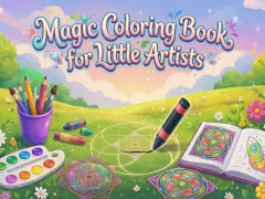 Magic Coloring Book for Little Artists — безкоштовна онлайн гра
