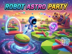 Robot Astro Party — безкоштовна онлайн гра