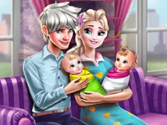 Ice Queen Twins Family Day — безкоштовна онлайн гра