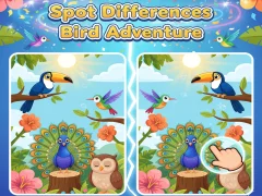 Spot Differences Bird Adventure — безкоштовна онлайн гра