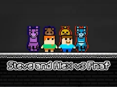 Steve and Alex vs Fnaf — безкоштовна онлайн гра