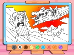 Coloring Book: Bombardino Crocodilo — безкоштовна онлайн гра