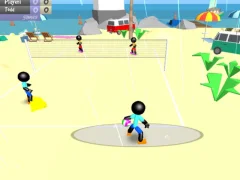 Stickman Beach Volleyball — безкоштовна онлайн гра