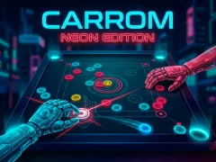 Carrom Neon Edition — безкоштовна онлайн гра