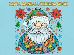 Santa Mandala Coloring Pages — безкоштовна онлайн гра