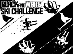 Black and White Ski Challenge — безкоштовна онлайн гра