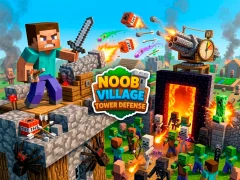 Noob Village Tower Defense — безкоштовна онлайн гра