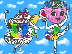 Coloring Book for kids: Ballerina Cappuccina — безкоштовна онлайн гра